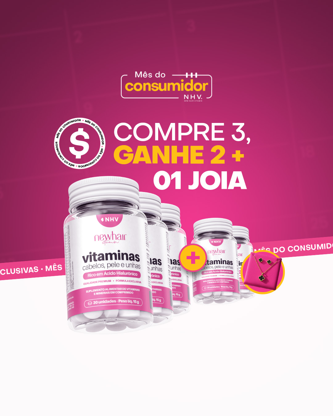 New Hair Vitamina - Uso diário